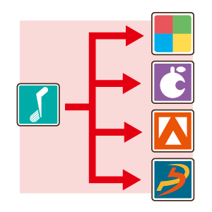 多彩な保存形式