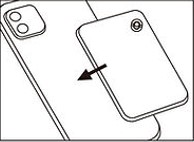 １．スマホのMagSafeエリアに本体を装着 (注1)