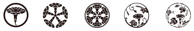 2.あさがお 朝顔紋