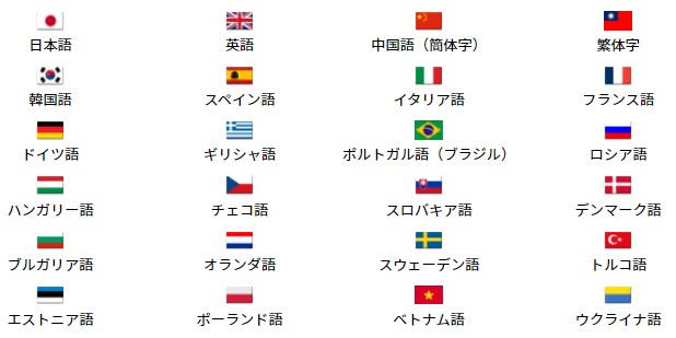192言語対応、99%以上の高精度