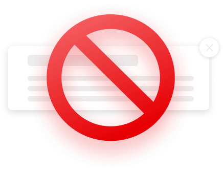 Webサイト上の広告をブロック