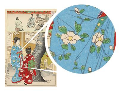 高解像で拡大しているイメージ