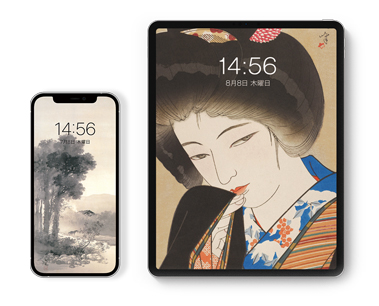 スマホとタブレットでの表示例