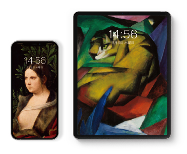 スマホとタブレットでの表示例