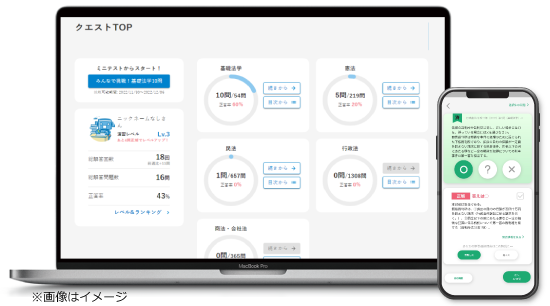 約1,500肢の過去問を解けるWEB問題集