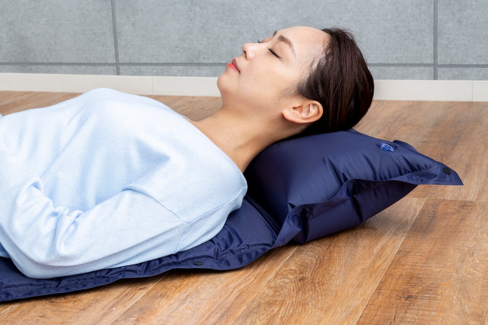 独立した気室の枕付き！