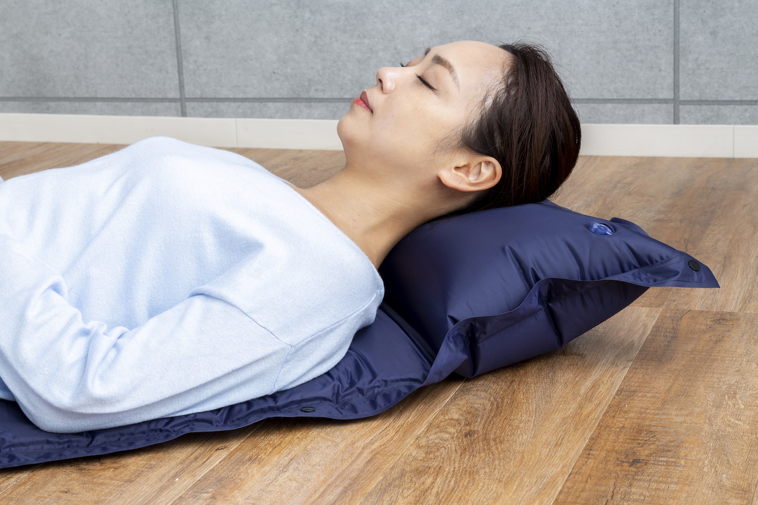 独立した気室の枕付き！