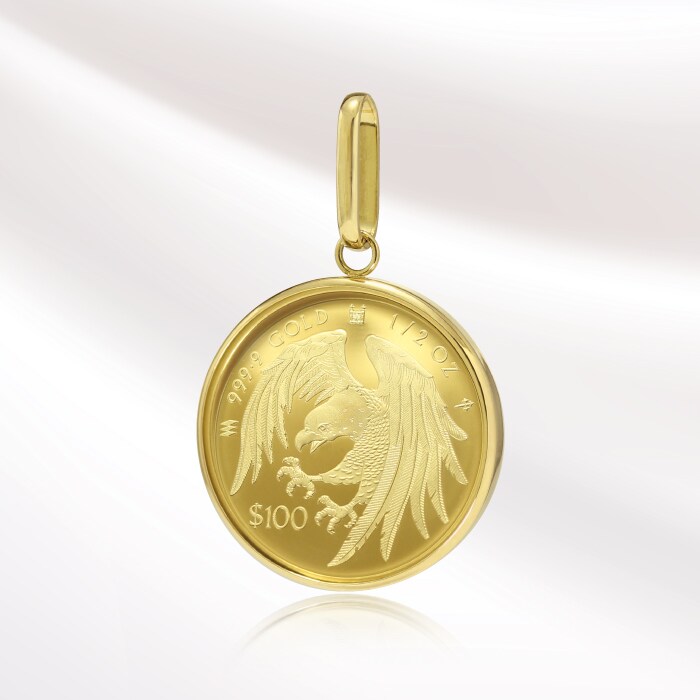 純金1/20オンス イーグル Eagle 鷲 コイン 金貨 ペンダント