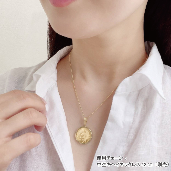 1/10オンス金貨　着用