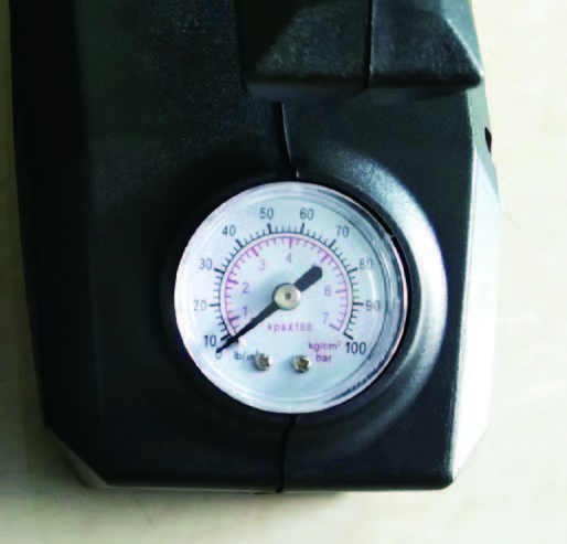 メンテナンスに便利なエアゲージ