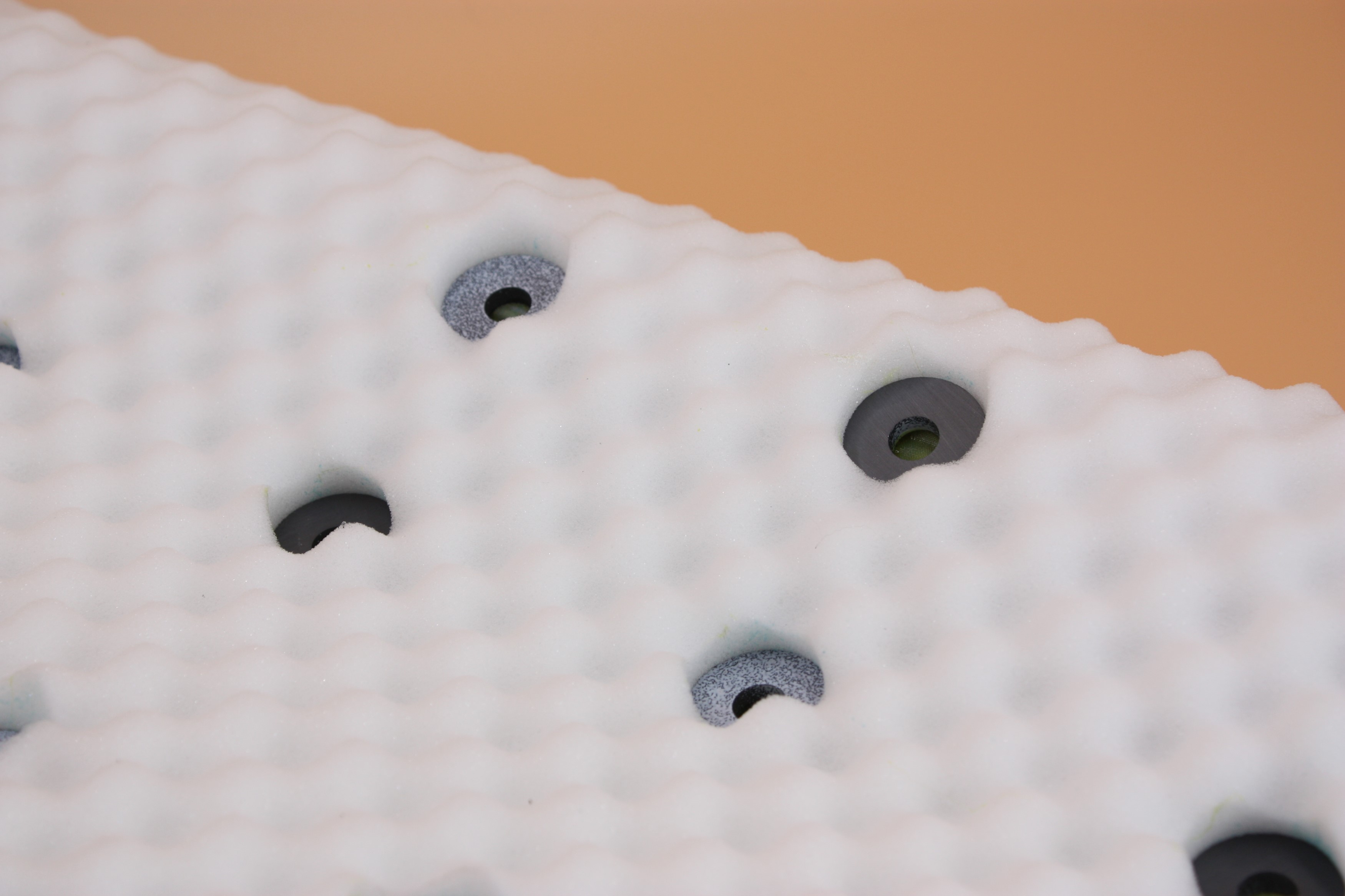 強力永久磁石を12個使用