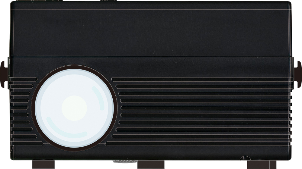 投影サイズ：約30インチ〜180インチ！ 大迫力の映像をお楽しみいただけ