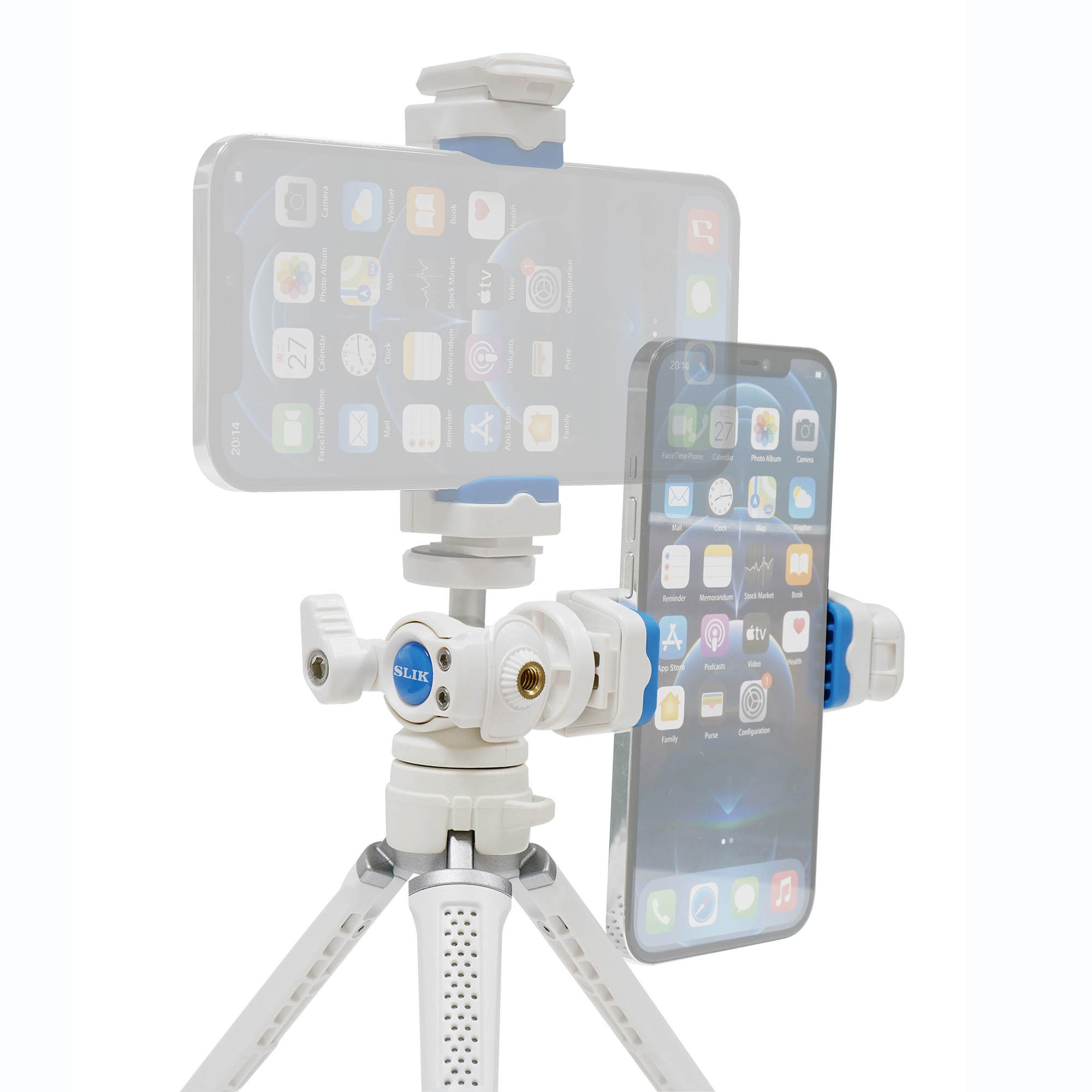 見やすい・録りやすい位置で固定できる