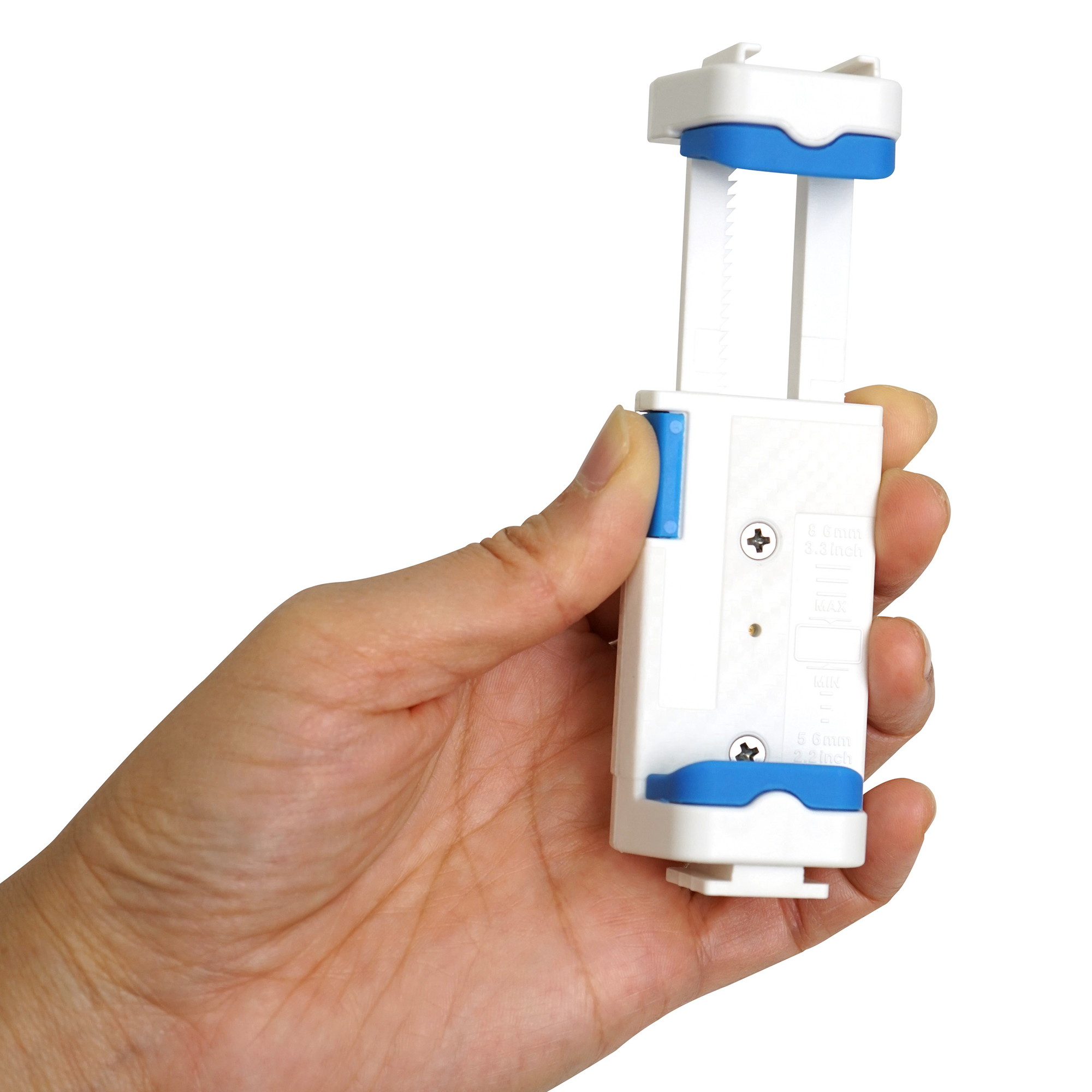 スマホの取り付けも、軽い力でらくらくセッティング