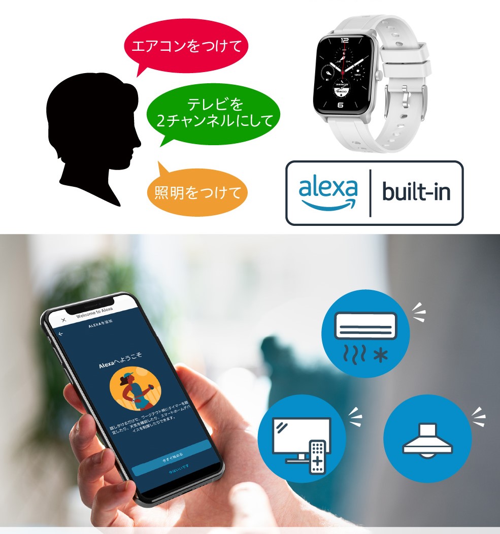 Amazon alexa built in 対応