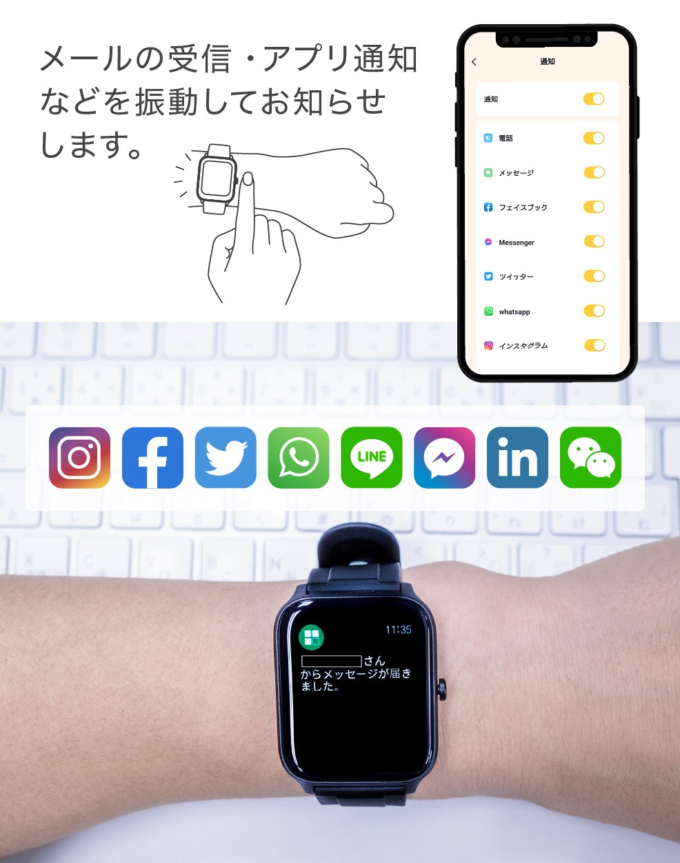 大事なメッセージを逃さず確認