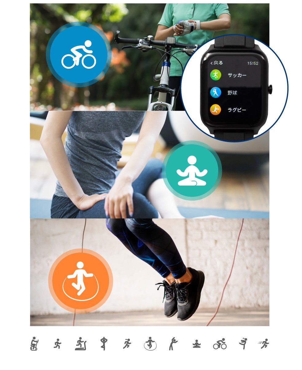 20種類の運動モード