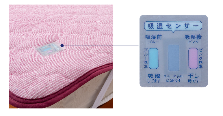 吸湿センサー付き