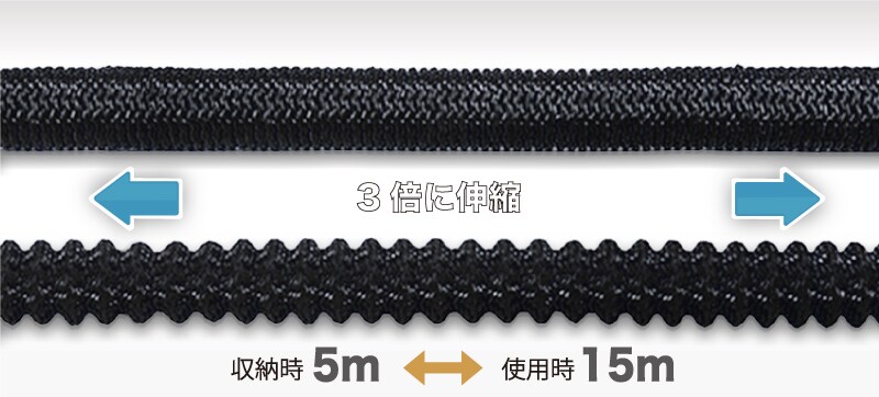 超軽量素材でラクラク収納