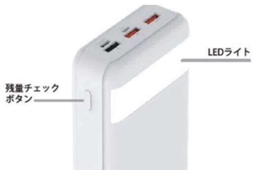LEDライト搭載