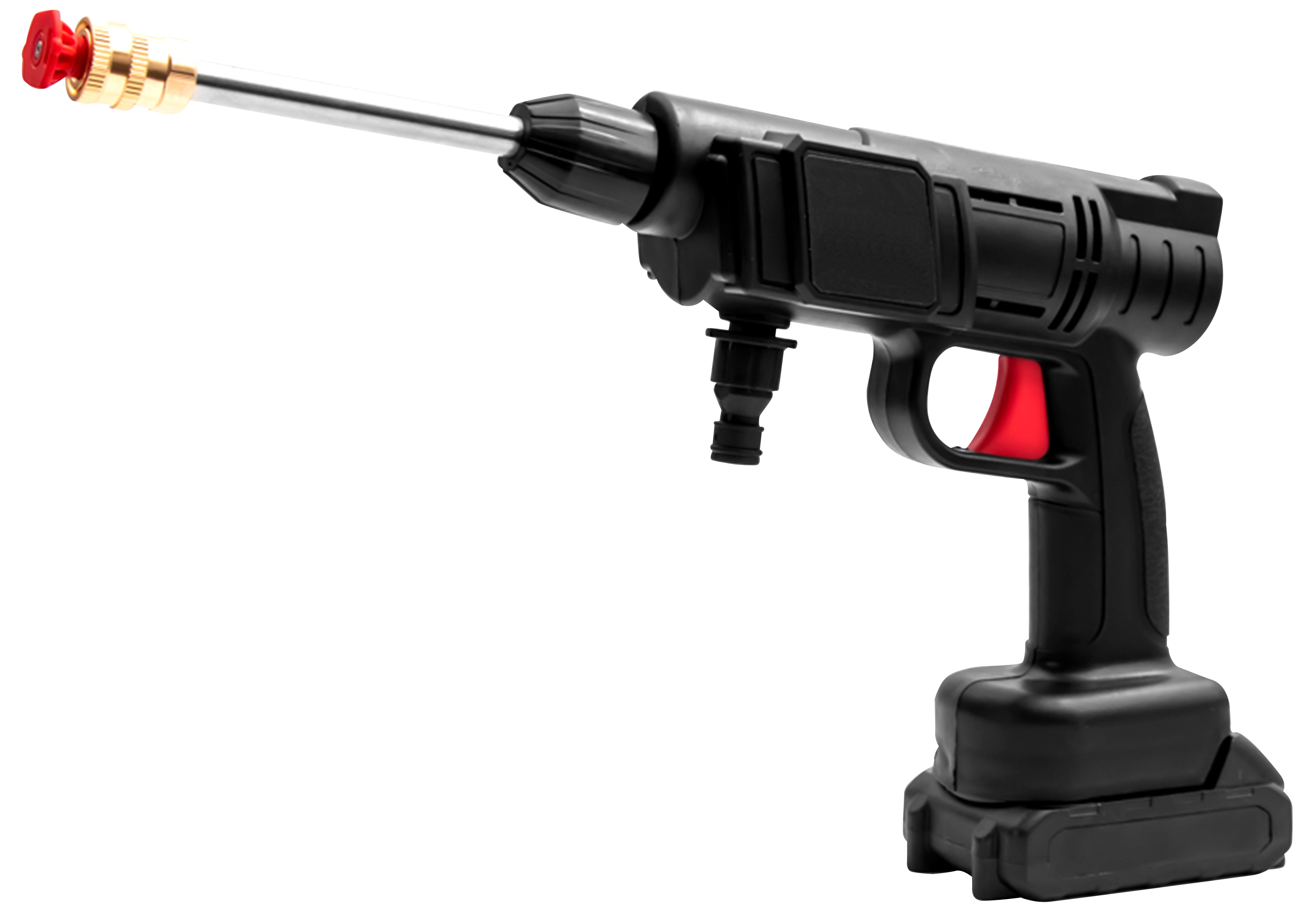 コード不要の高圧洗浄機｜ソースネクスト