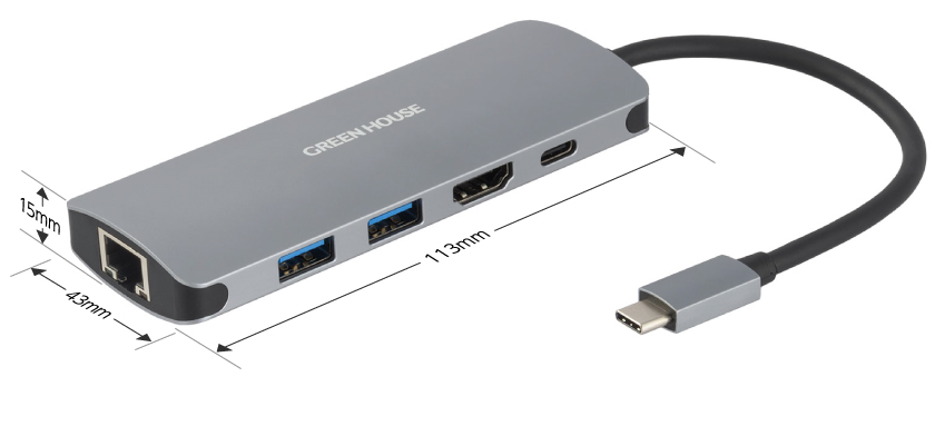 コンパクトで持ち運びやすく、放熱性に優れたメタルボディ