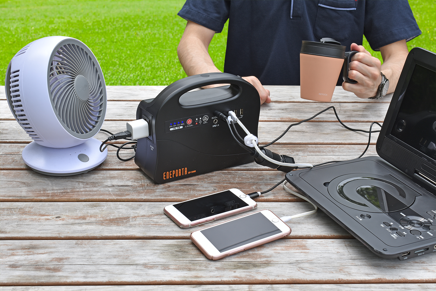 豊富な出力端子