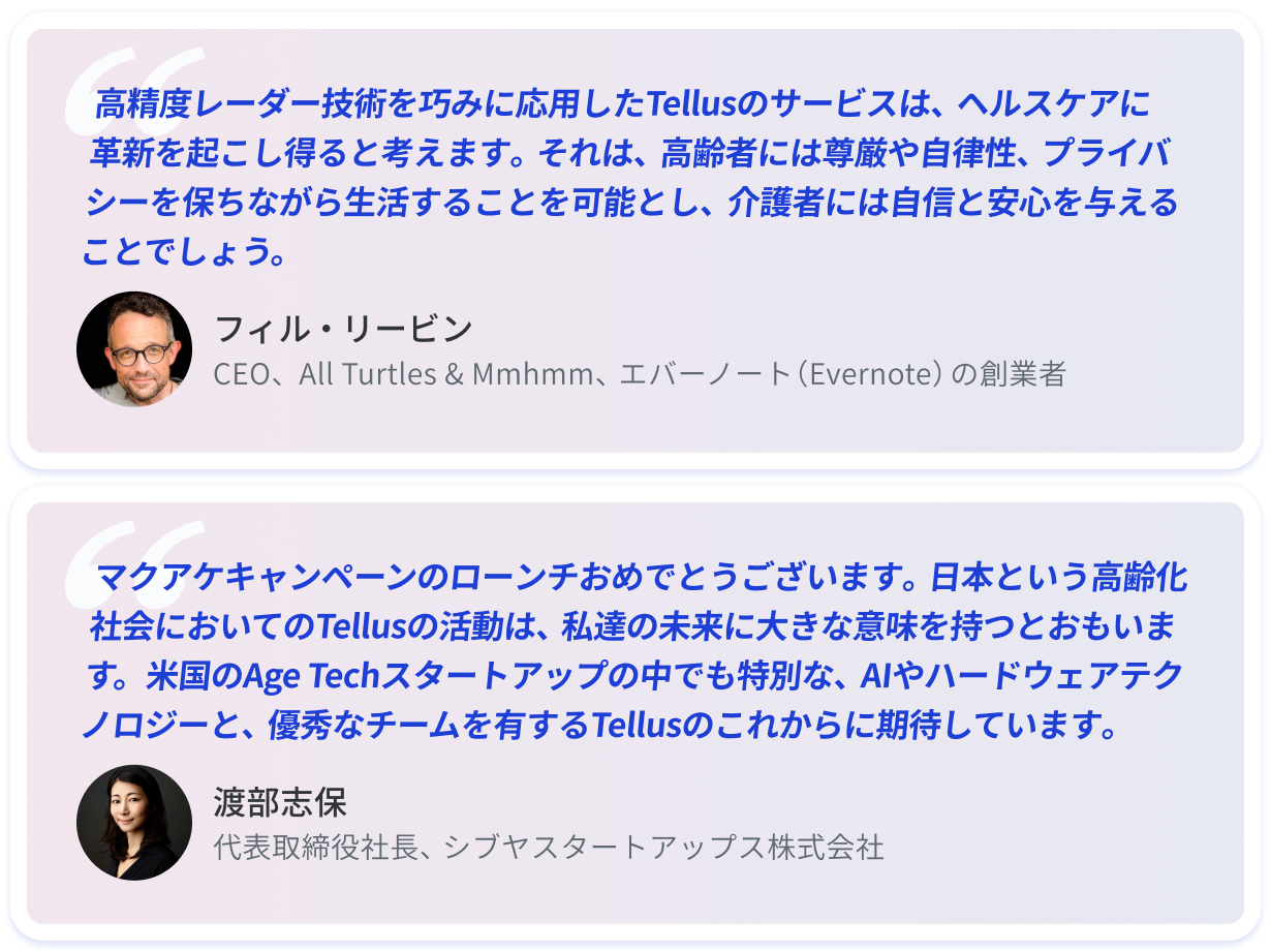 Makuake応援者からのメッセージ