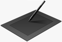 ペンタブレットも使用可能