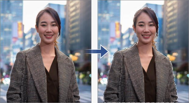 AI 被写体選択