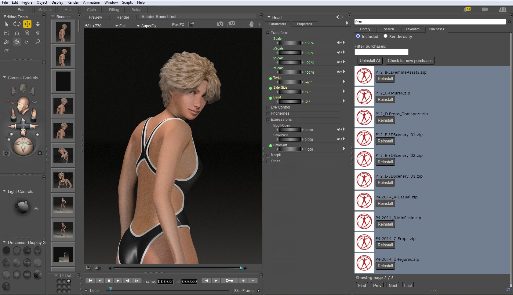 コンテンツ充実の3Dデザインソフト「Poser 12」|ソースネクスト コンテンツ充実の3Dデザインソフト「Poser 12」|ソースネクスト
