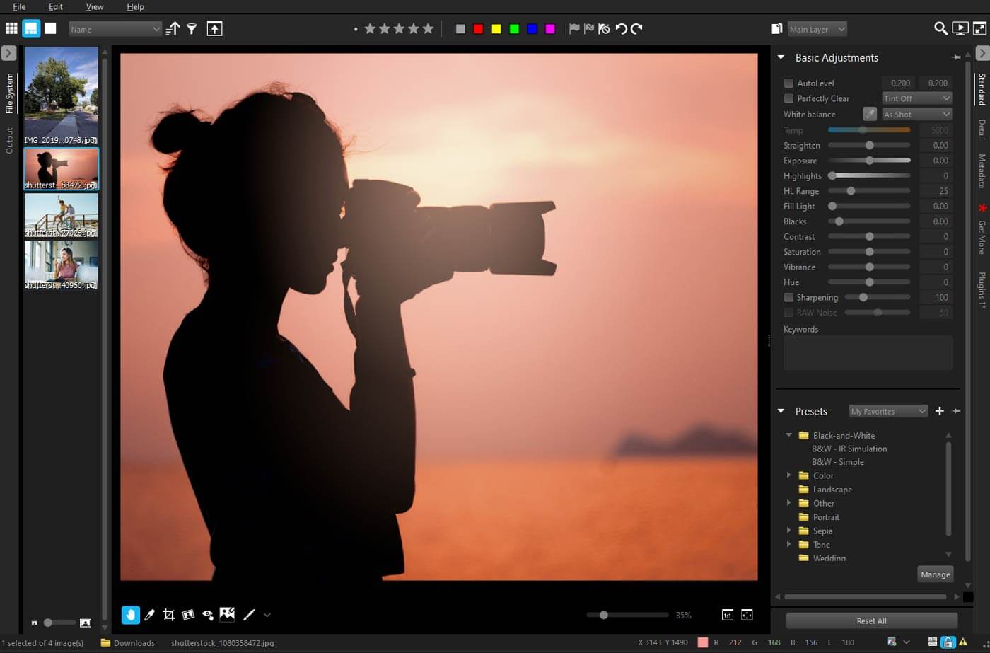 AfterShot 3 HDR(Windows版のみ）