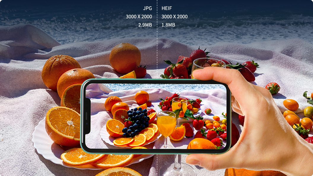 iPhoneの写真に対応