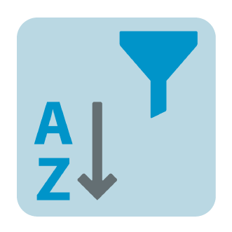 並び替えの記号