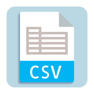 CSVファイルのイラスト