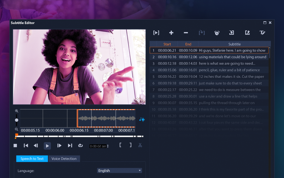 音声をテキスト変換
