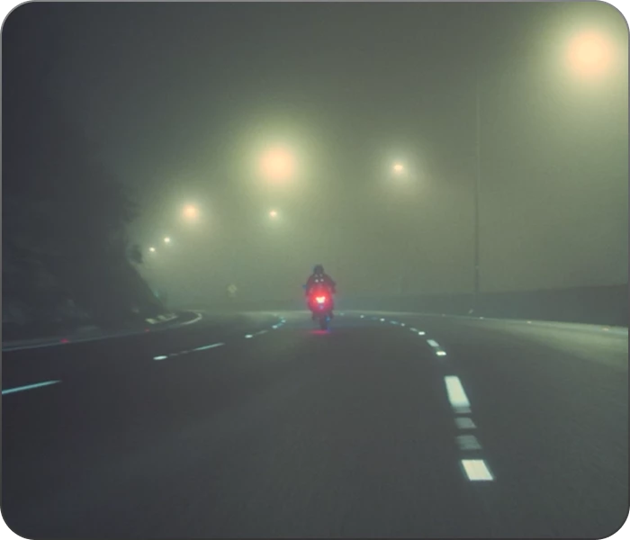 AI かすみ除去左