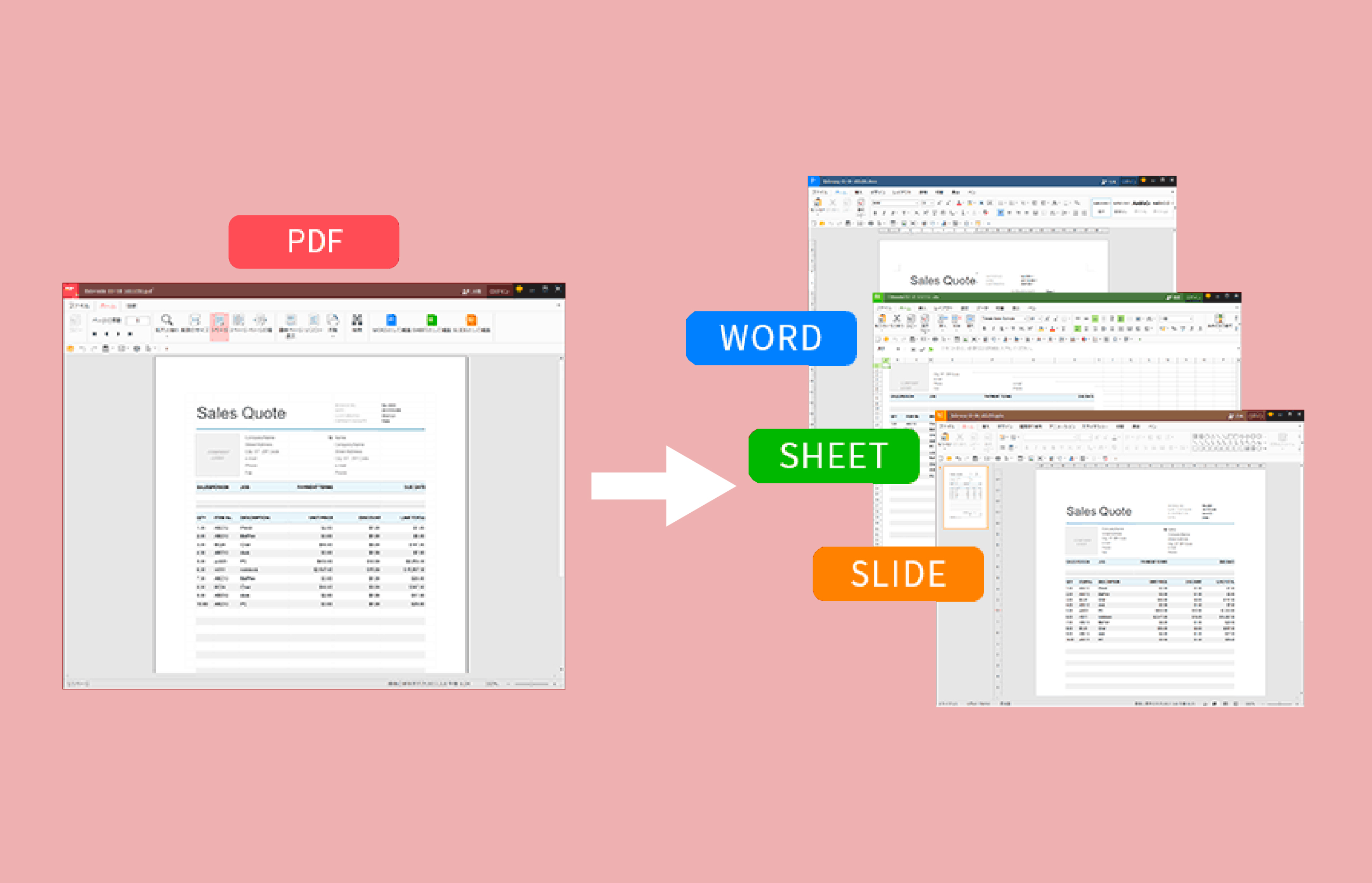 PDFファイルの変換