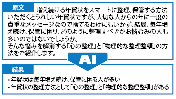 文章の要約やプレゼン骨子の作成