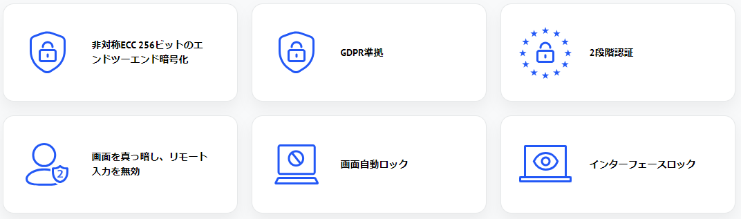 常にデータを安全に保つ