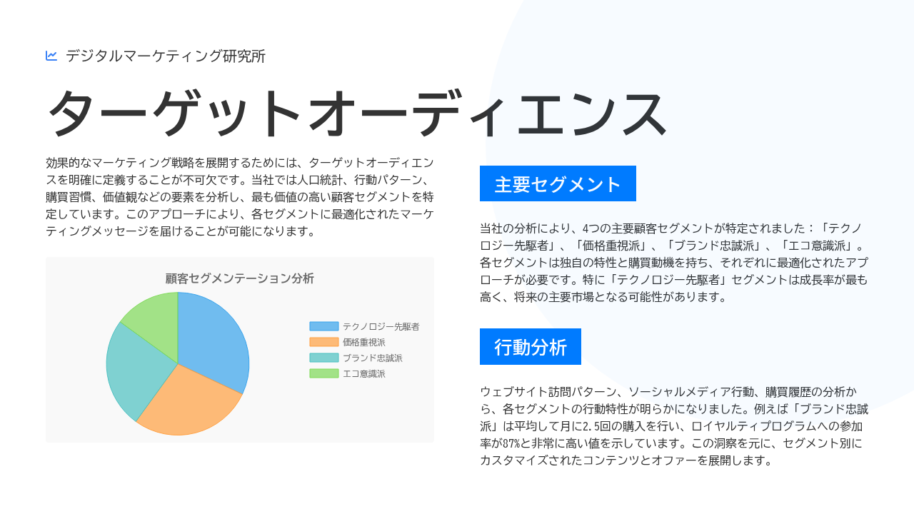 グラフや図もAIが生成