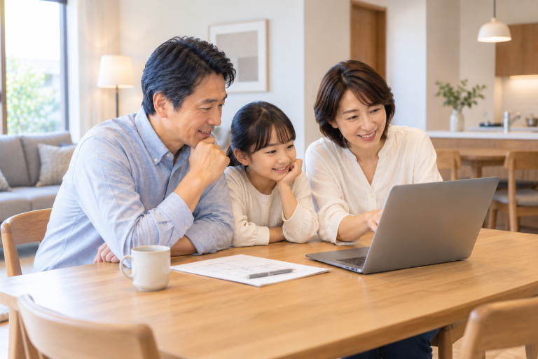 家族での話し合いに