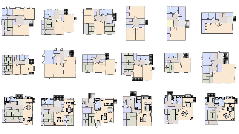 間取りサンプル収録