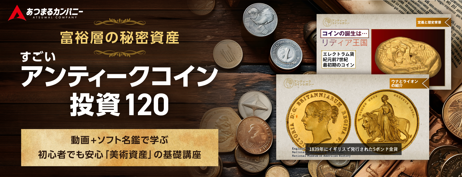 富裕層の秘密資産 すごいアンティークコイン投資120｜ソースネクスト