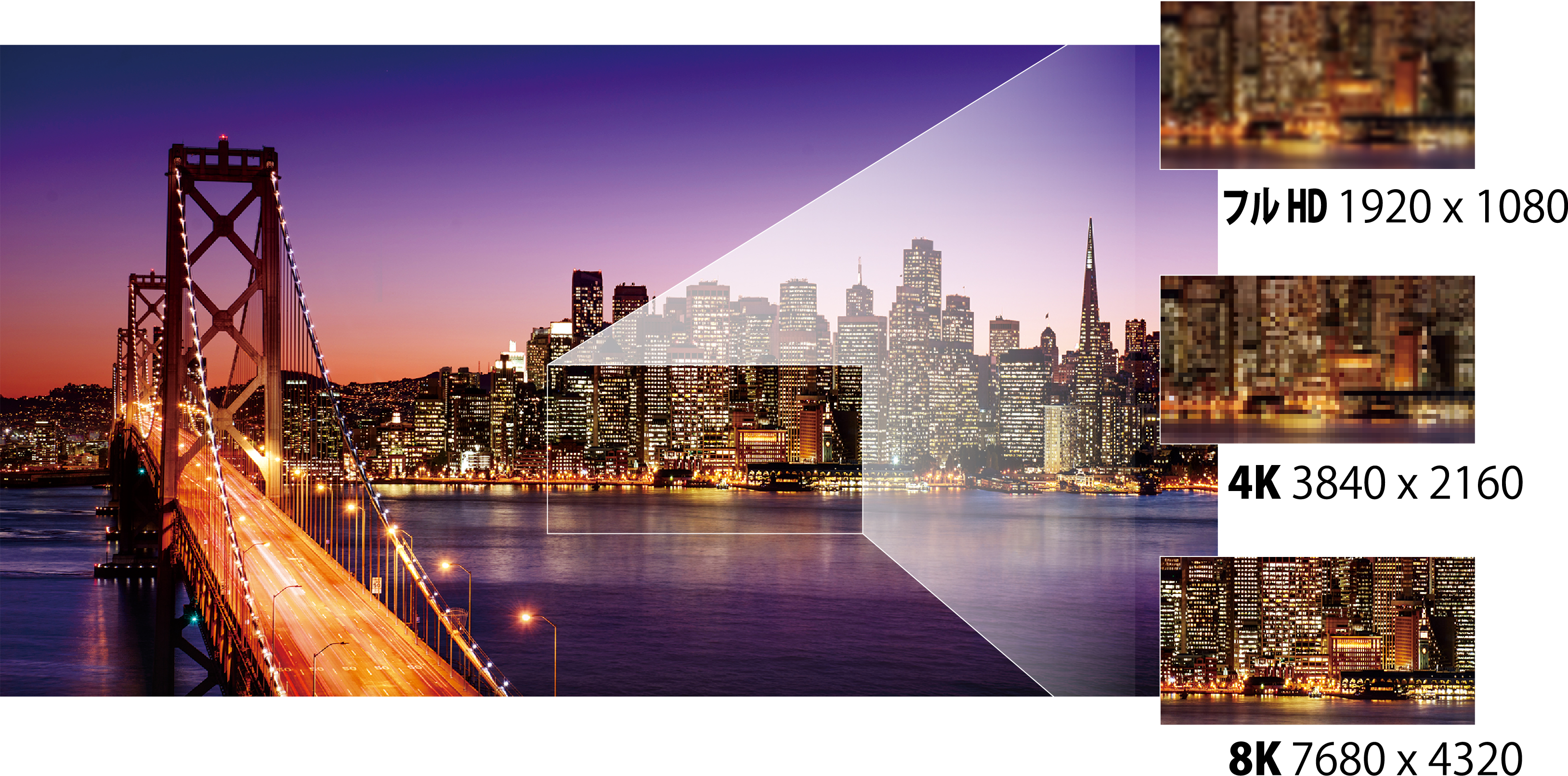 8K動画で最高峰の映像体験