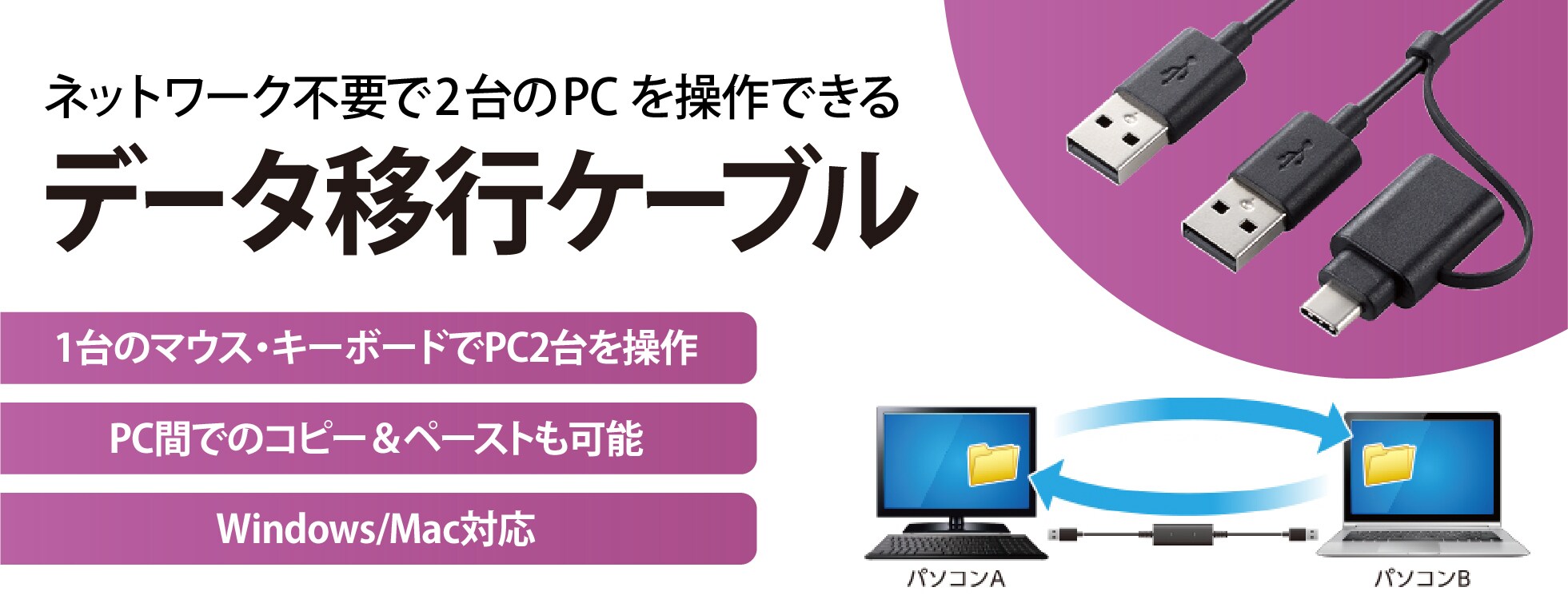 データ移行ケーブル