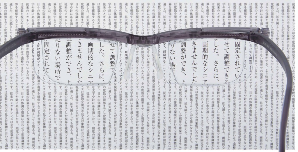 最大2倍の拡大鏡機能