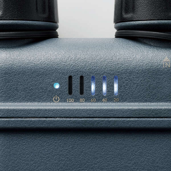 電池残量がわかるLEDランプ