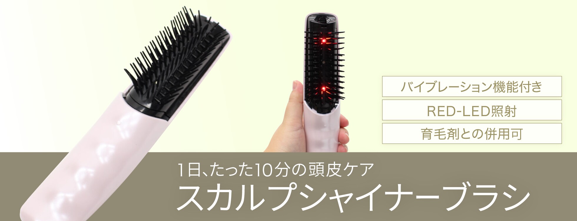 スカルプシャイナーブラシ（2個セット）