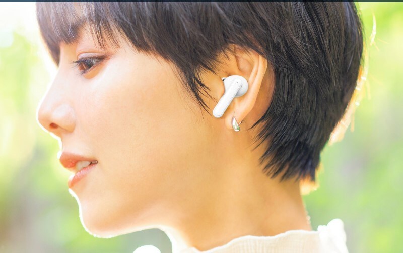 高音質AAC対応の完全ワイヤレスイヤホン